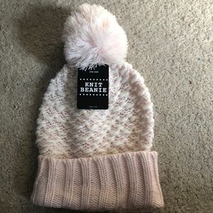 Pink Knit Beanie